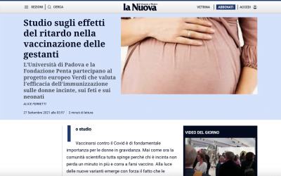 Studio sugli effetti del ritardo nella vaccinazione delle gestanti