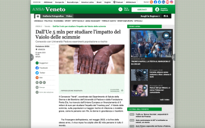 Dall’Ue 5 mln per studiare l’impatto del Vaiolo delle scimmie