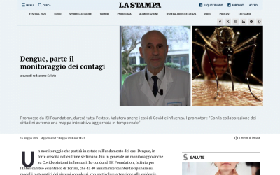 Dengue, parte il monitoraggio dei contagi