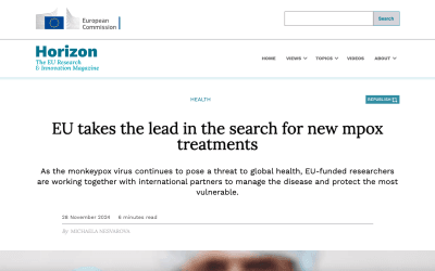 EU takes the lead in the search for new mpox treatments